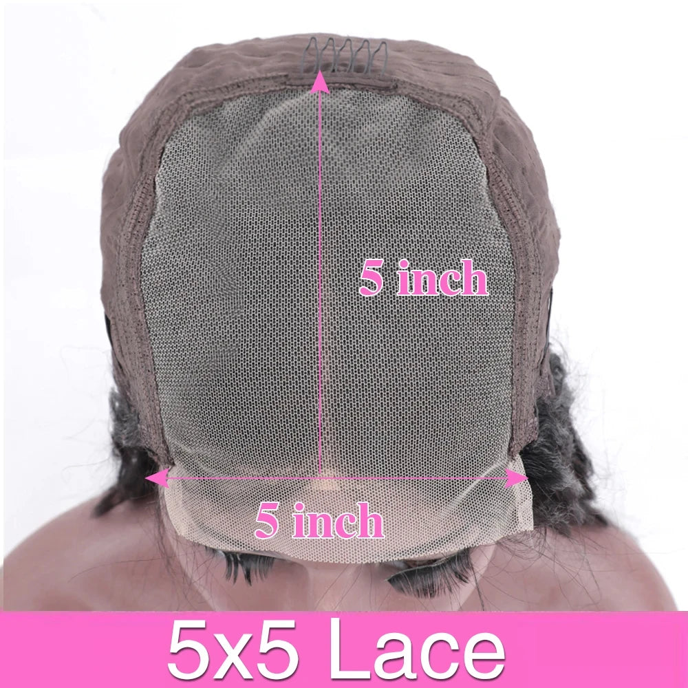 38 40Inch Deep Wave 13x6 Hd Lace Frontal Wig Curly Water Wave Human Hair 5x5 Lace Front Brazilian Wigs For Women Preplucked HairStar Wigs