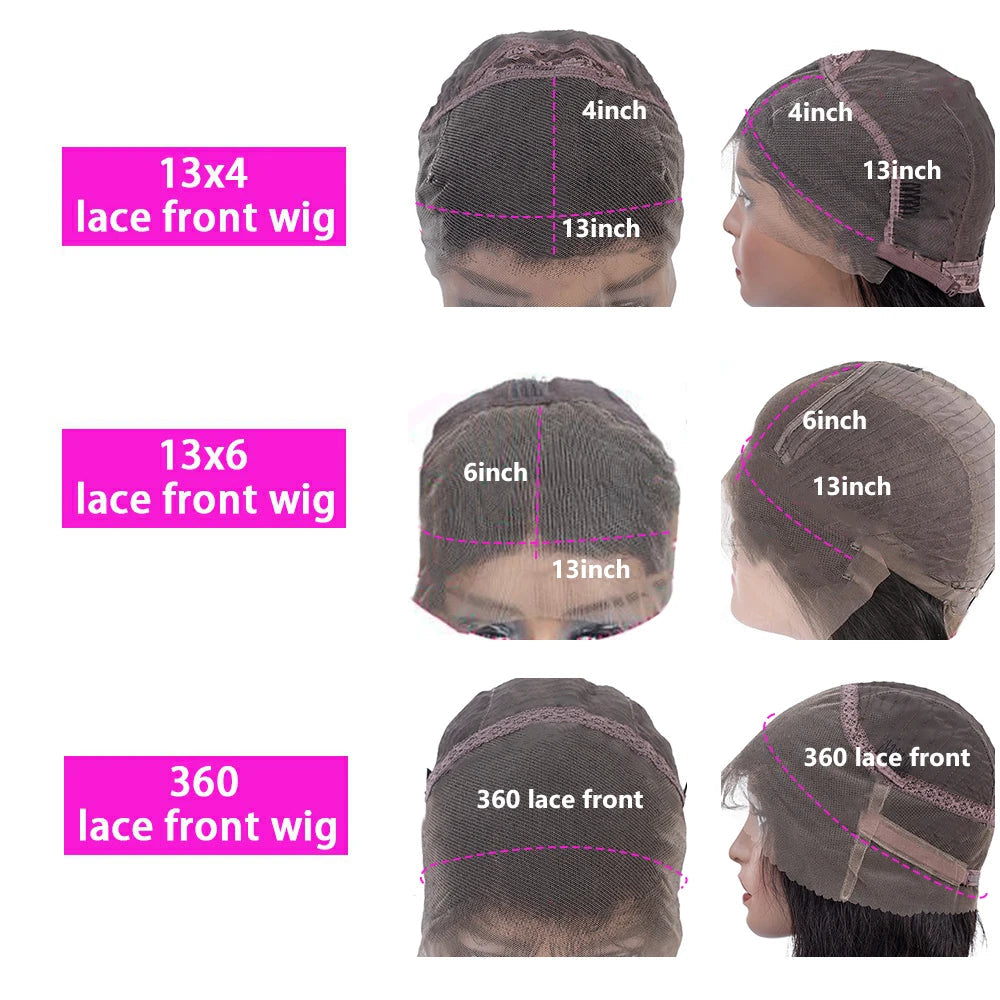 360 HD Transparent Lace Frontal Wigs Pre Plucked Brazilian Bone Straight 13x4 13x6 Lace Front Human Hair Wigs For Black Women Bling Hair Factory Fast Delivery Store Store ID 1103578511