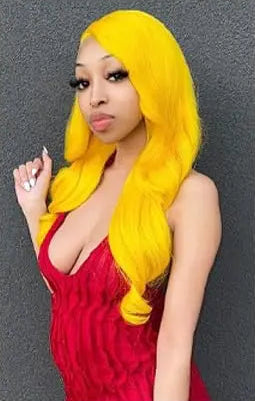 Straight Wig – Yellow – HD Lace – 13X6- Sunshine State YNiSew Hair Store Store ID 1104160390