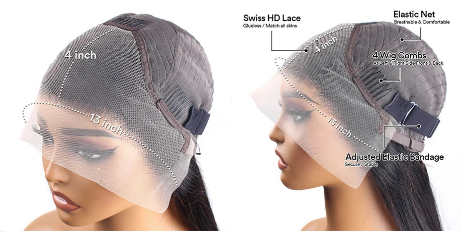 Lafino P4/27 Honey Blonde 13X6 HD Lace Frontal Wig Straight Lace Front Wigs Highlight  Wig 13X4 Lace Wig Human Hair Pre Plucked Lafino Wig US Store Store ID 1105207236