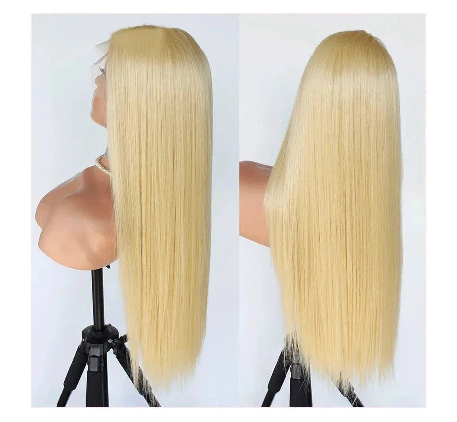 Hd Transparent 613 Blonde 13x4 13x6 360 Lace Front Human Hair Wig Pre Plucked Bone Straight Lace Frontal Wig 200 250 300 Density Diva Me Official Store 5007137