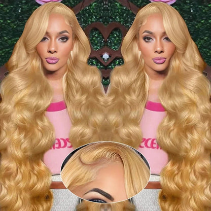 Straight Human Hair Wigs 27 Honey Blonde 13X6 Hd Lace Frontal Wig 100% Human Hair 230 Density Pre Plucked Brazilian Wigs 38 Inch Afybea GlowHair Store 1105053546