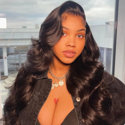 360 Full Lace Wigs 100% Human Hair Pre Plucked Body Wave 13x6 Hd Lace Frontal Wig Brazilian Hair For Black Women 200 Density HairStar Wigs