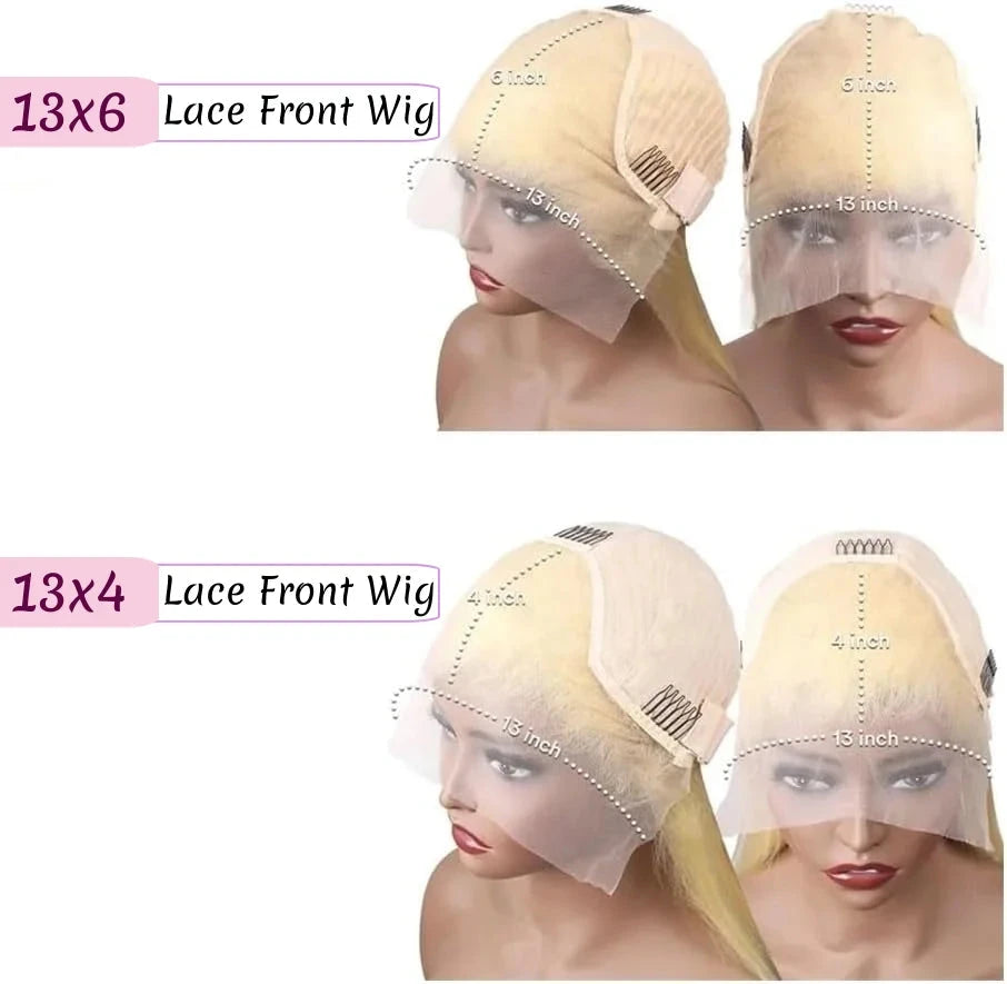 30 40 Inch 13x6 Lace Frontal Wig 613 Blonde Body Wave 13x4 Lace Front Wig Pre plucked Brazilian Human Hair Wigs 200 Density HairStar Wigs