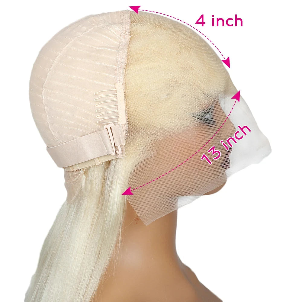 30 40 Inch Blonde Body Wave 13x4 HD Lace Front Wig Preplucked 613 Color 13x6 HD Transparent Lace Front Wig For Women 200 Density HairStar Wigs