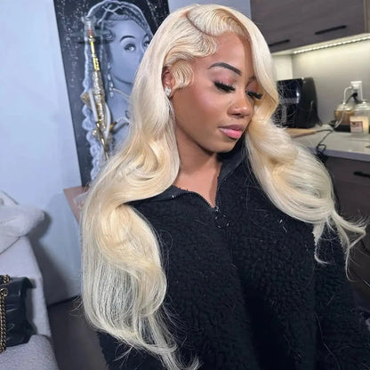 30 40 Inch 13x6 Lace Frontal Wig 613 Blonde Body Wave 13x4 Lace Front Wig Pre plucked Brazilian Human Hair Wigs 200 Density HairStar Wigs