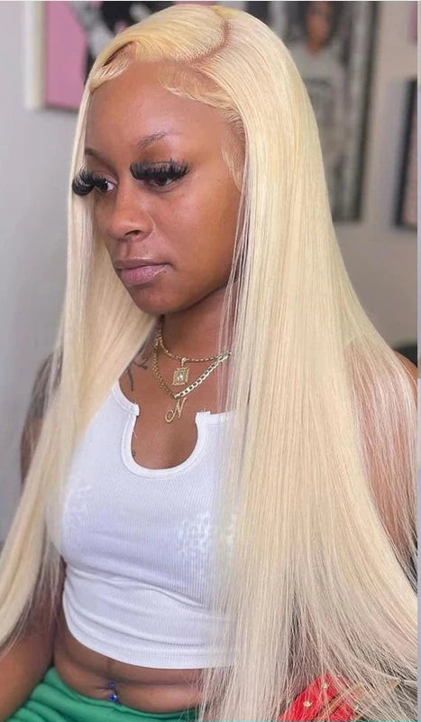 613 Human Hair Wig 13x6 Hd Lace Frontal Wig Bone Straight Human Hair Wigs For Women 30 Inch 13x4 Honey Blonde Lace Front Wig HairStar Wigs