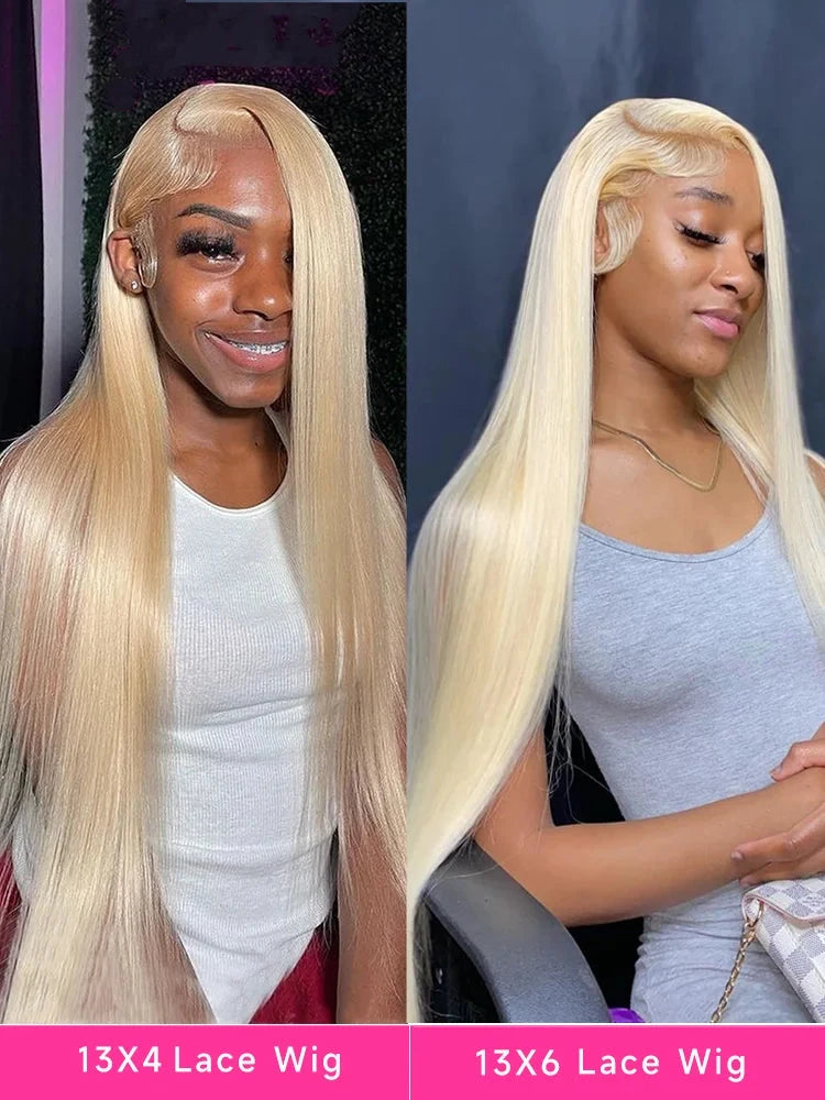 Hd Transparent 613 Blonde 13x4 13x6 360 Lace Front Human Hair Wig Pre Plucked Bone Straight Lace Frontal Wig 200 250 300 Density Diva Me Official Store 5007137