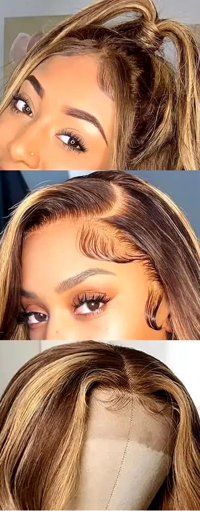 Lafino Body Wave 13x4 Hd Lace Frontal Wigs Highlight Wig Human Hair 13x6 Hd Lace Frontal Wig Loose Body Wave Colored Brazilian Lafino Beauty Hair US Store Store ID 1103585107