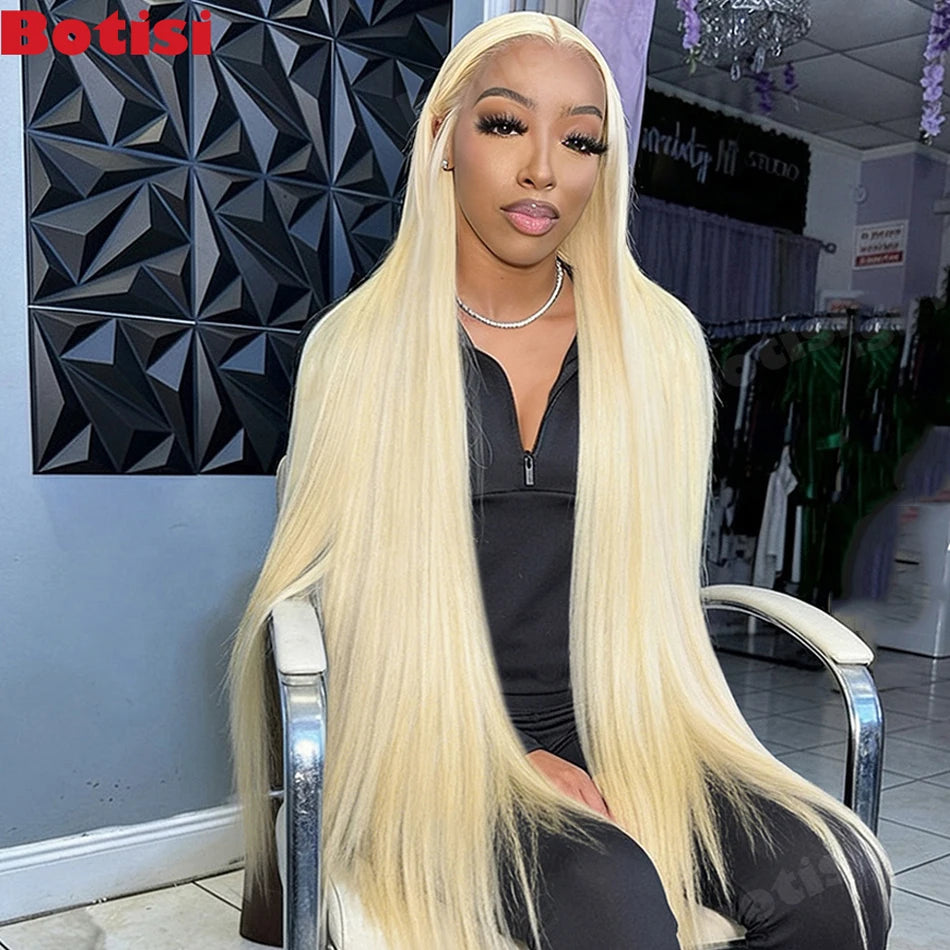 613 Human Hair Wig 13x6 Hd Lace Frontal Wig Bone Straight Human Hair Wigs For Women 30 Inch 13x4 Honey Blonde Lace Front Wig HairStar Wigs