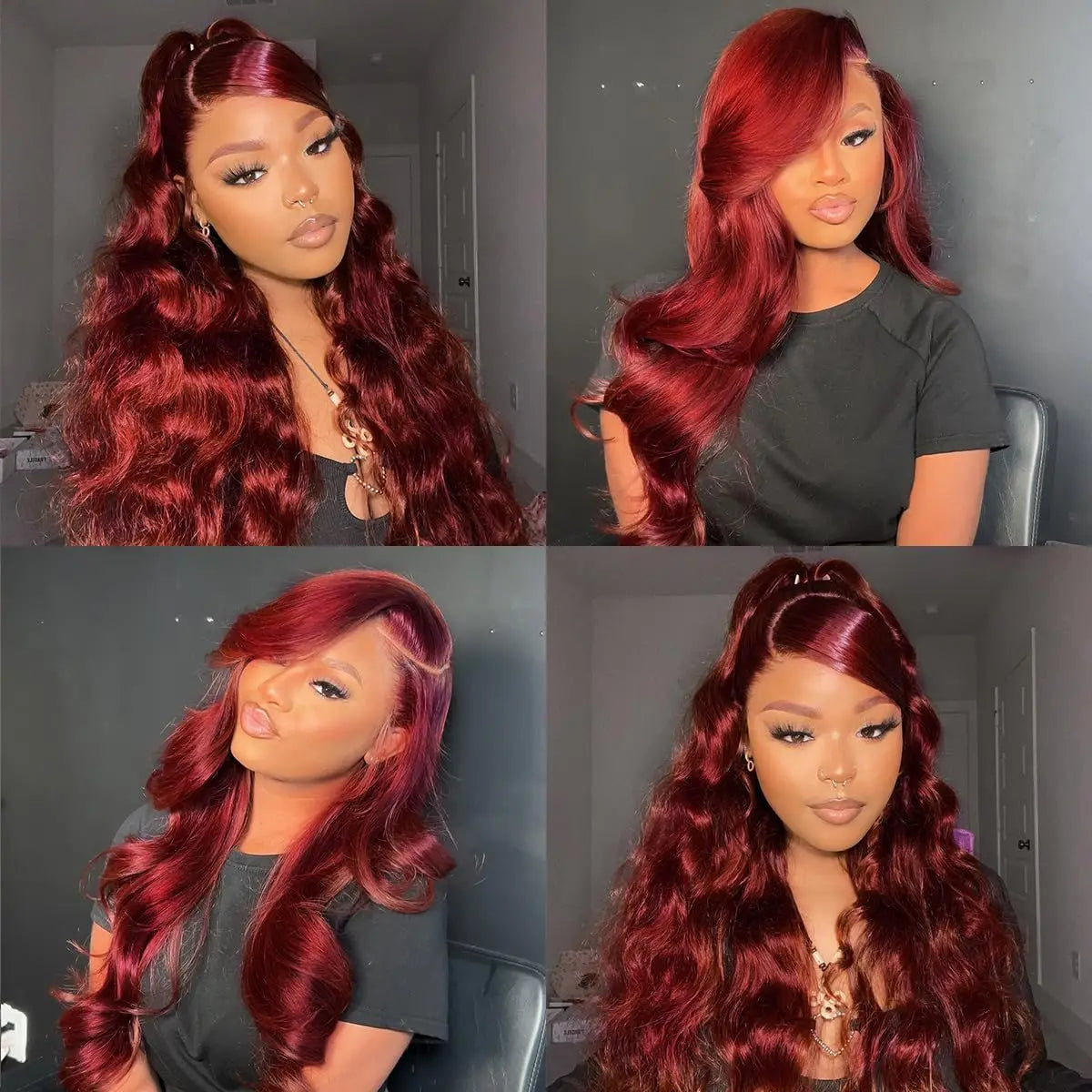 200 density Reddish Brown Body Wave 13x6 Hd Lace Front Human Hair Wig Brazilian 36 Inch Transparent Body Wave Lace Frontal Wigs Sierde Hair Store Store ID 1104033622