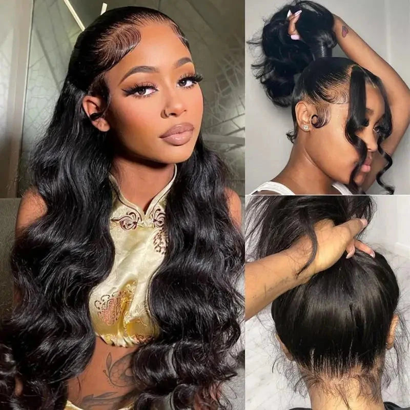 Hidden Strap Drawstring Wig 360 Lace Front Wigs Human Hair 250 Density Body Wave Frontal 360 Full Lace Human Hair Wigs for Women FRIZIRA Moily Beauty Store 1104931493