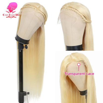 13x6 360 Lace Wig Human Hair Pre Plucked 613 Blonde Colored Lace Front Wigs Bone Straight Ponytail Human Hair Lace Frontal Wig XINXIYA WIG US Store Store ID 1103576649