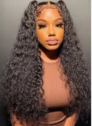38 40Inch Deep Wave 13x6 Hd Lace Frontal Wig Curly Water Wave Human Hair 5x5 Lace Front Brazilian Wigs For Women Preplucked HairEden Store ID 1104780325