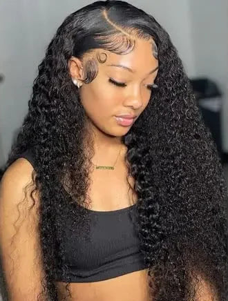 38 40Inch Deep Wave 13x6 Hd Lace Frontal Wig Curly Water Wave Human Hair 5x5 Lace Front Brazilian Wigs For Women Preplucked HairEden Store ID 1104780325
