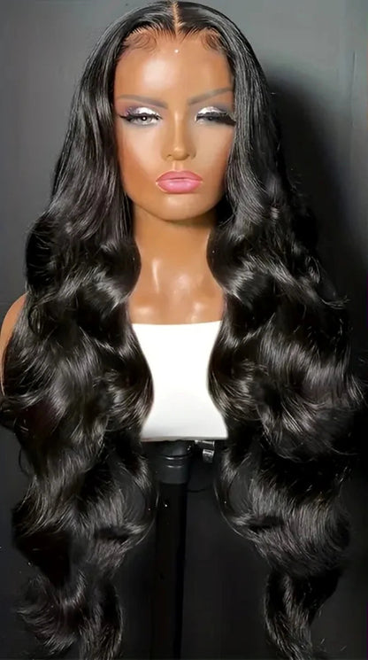 Body Wave 13x4 Lace Front Human Hair Wigs Lace Front Wigs Pre Plucked With Baby Hair For Women 200 Density Natural Color Black Lafino Beauty Hair US Store Store ID 1103585107