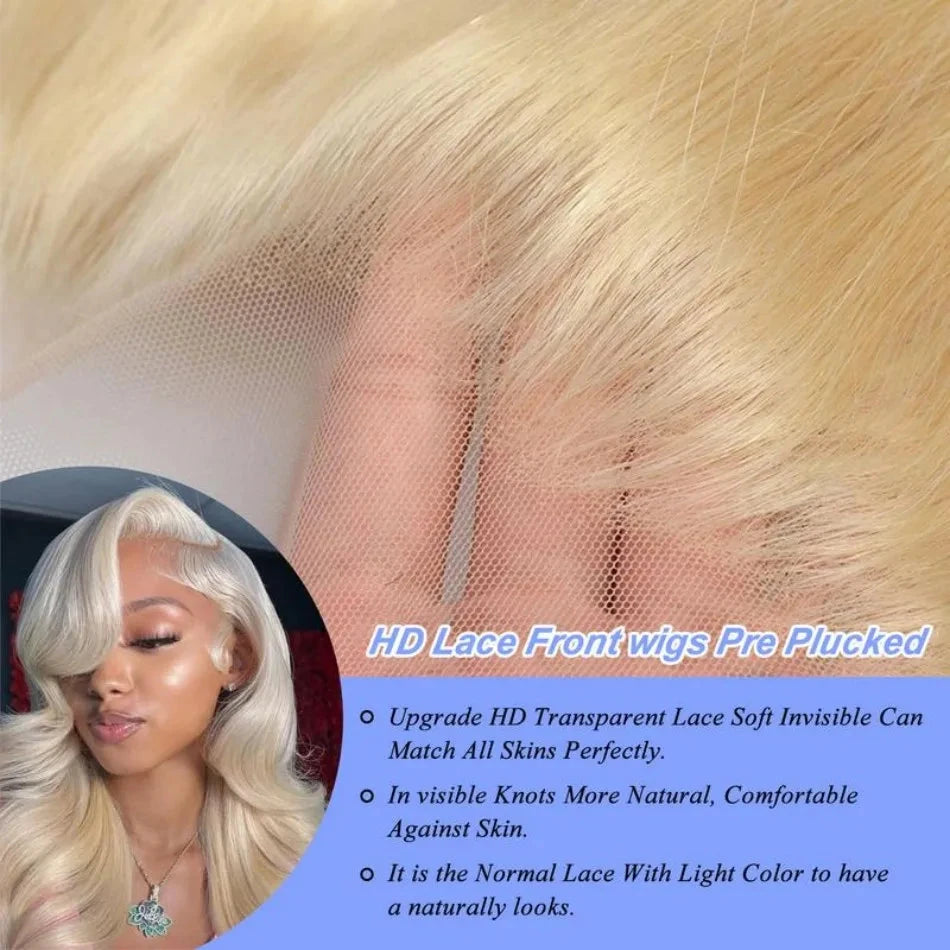 613 Hd Lace Frontal Wigs 13X6 Lace Front Wigs Blonde Straight Human Hair Wigs 40 Inch 230 Density Brazilian Hair For Black Women Afybea GlowHair Store 1105053546