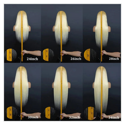 13x4 13x6 360 HD Transparent 613 Honey Blonde Color Lace Front Human Hair Wigs for Women Raw Brazilian Straight Lace Frontal Wig Hairsoboom Store 1103586186