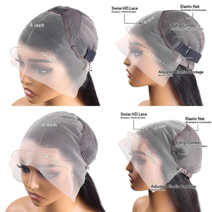 40Inch 13x6 Lace Front Wigs Human Hair Pre Plucked Body Wave Lace Front Wigs Human Hair 12A Frontal Wigs Human Hair for Women Smilegirl Wig Beauty Store 1104160532