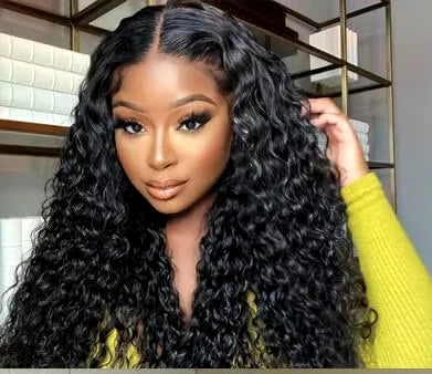 Water wave glueless preplucked 40 30 inch lace front curly wigs on sale Deep wave 5x5 hd lace frontal human hair wig wear and go Store name: Store ID: Open since: Lafino Boutique Store 1103420058