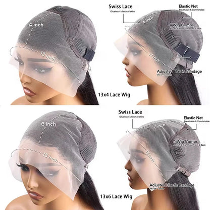 13x6 Lace Front Wigs Human Hair Body Wave Lace Front Wigs Human Hair Natural Color 100% Virgin Human Hair Wig with Baby Hair ARM Beauty Hair Store Store ID 1104602037