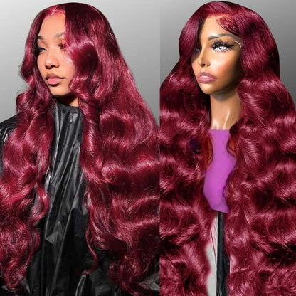 30 Inch Honey Blonde Ombre Lace Front Wig Human Hair 13x4 HD Lace Front Wig 4/27 Highlight Ombre Body Wave Lace Frontal Glueless HairStar Wigs