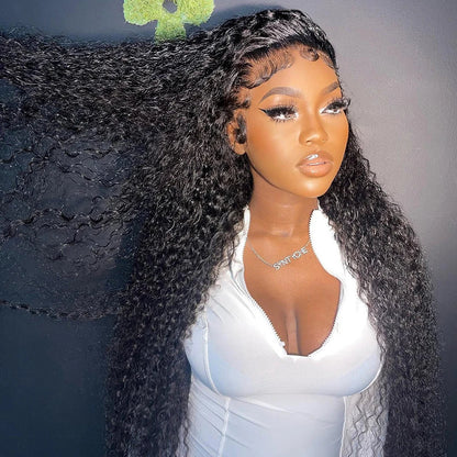 300% Density Curly Wig 40 50 Inch 13x6 13x4 HD Lace Frontal Human Hair Wig Brazilian 360 Full Lace Front Deep Wave Wig For Women AMYTUD US Store Store ID 1104081820