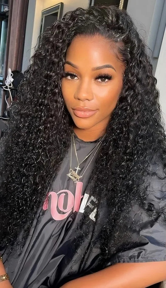 Hd Lace Wigs 13x6 Human Hair Wigs Pre Plucked Curly Wigs 40 Inch Water Wave Lace Front Wig Deep Wave Lace Front Wigs Human Hair HairStar Wigs