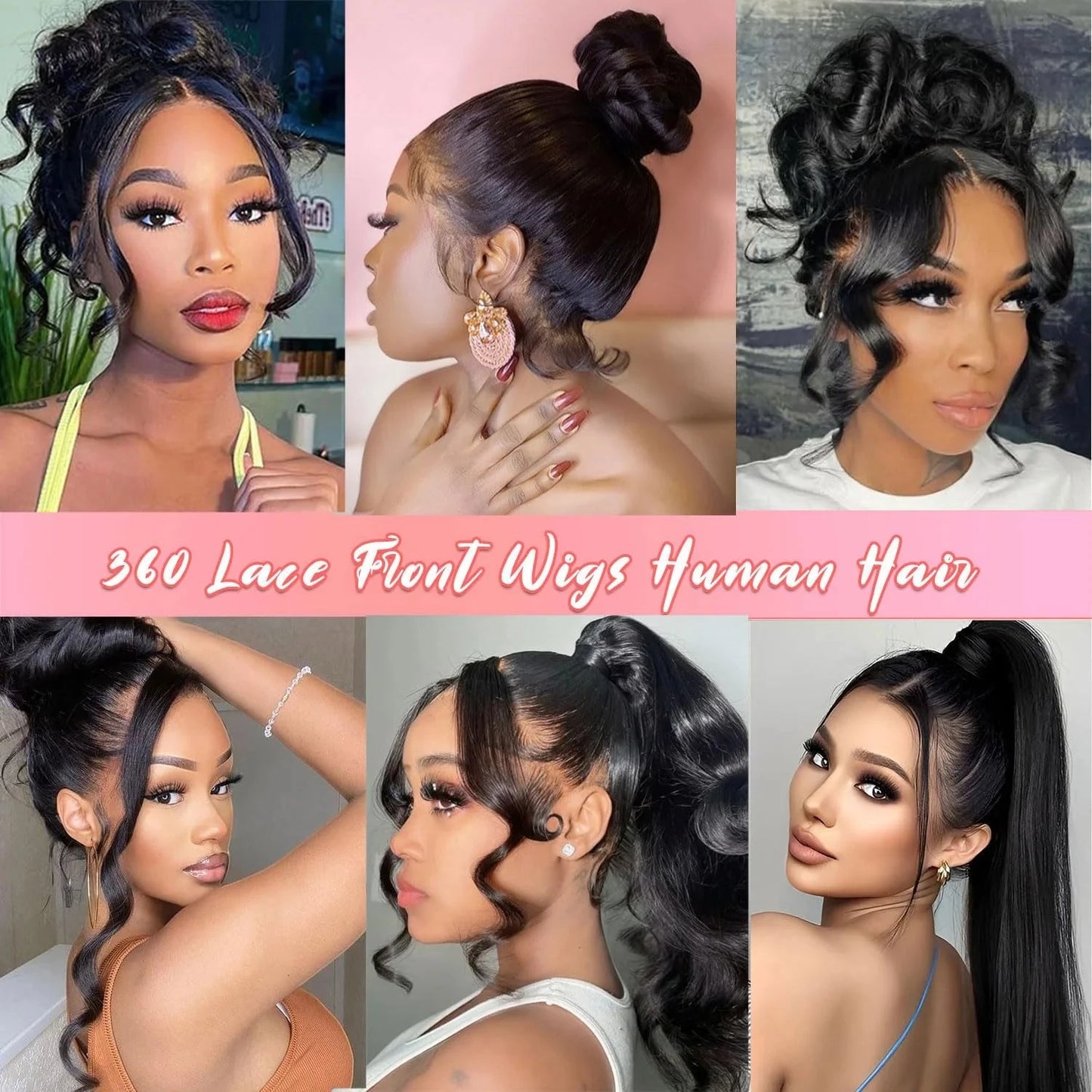 Hidden Strap Drawstring Wig 360 Lace Front Wigs Human Hair 250 Density Body Wave Frontal 360 Full Lace Human Hair Wigs for Women FRIZIRA Moily Beauty Store 1104931493