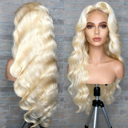 30 40 Inch 13x6 Lace Frontal Wig 613 Blonde Body Wave 13x4 Lace Front Wig Pre plucked Brazilian Human Hair Wigs 200 Density HairStar Wigs