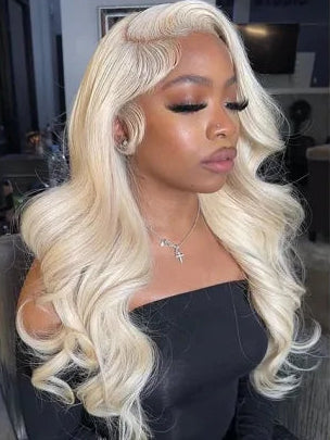 30 40 Inch Blonde Body Wave 13x4 HD Lace Front Wig Preplucked 613 Color 13x6 HD Transparent Lace Front Wig For Women 200 Density Super Wigs US Store ID 1104270951