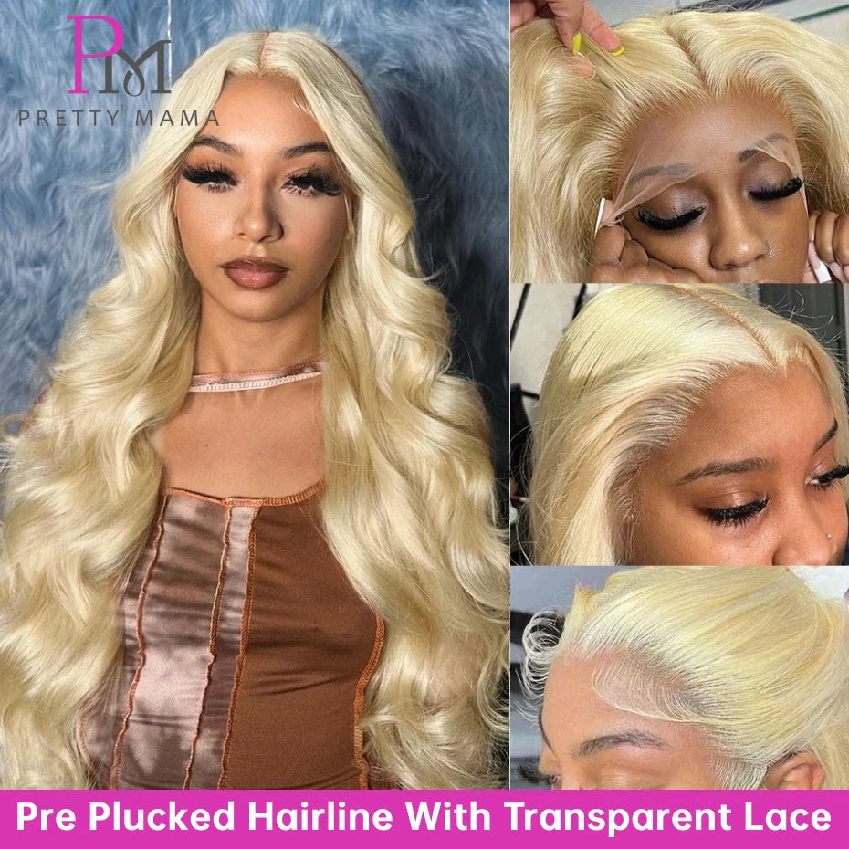 13x6 Cyan Blue Lace Front Wig Body Wave Light Green Lace Front Wig Human Hair Pre Plucked Blonde 613 Lace Frontal Wigs For Women Hairsoboom Store Store ID 1103586186