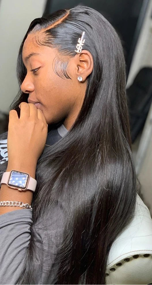 360 HD Transparent Lace Frontal Wigs Pre Plucked Brazilian Bone Straight 13x4 13x6 Lace Front Human Hair Wigs For Black Women Bling Hair Factory Fast Delivery Store Store ID 1103578511