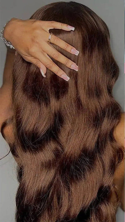 Body Wave Chocolate Brown Lace Front Wig 13x4 Lace Front Wigs 13x6 Transparent Hd Lace Frontal Wig Human Hair 100% Color #4 Wigs Lafino Wig US Store ID 1105207236
