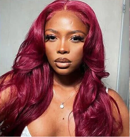 Wig Body Wave Lace 13x6 – 99J Burgundy – Glow Wine Super Wigs US Store ID 1104270951