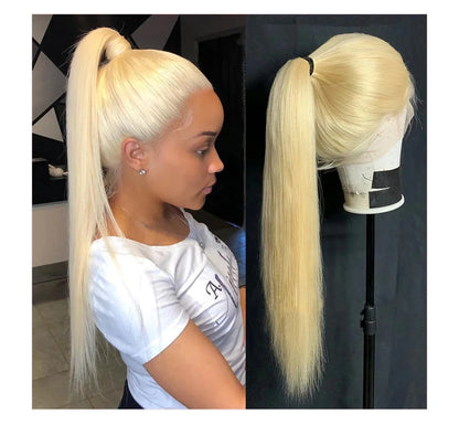 Hd Transparent 613 Blonde 13x4 13x6 360 Lace Front Human Hair Wig Pre Plucked Bone Straight Lace Frontal Wig 200 250 300 Density Diva Me Official Store 5007137