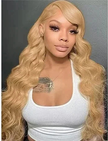 Lafino 200% Density Body Wave Lace Front Wig 13x6 13x4 Hd Lace Frontal Wigs Loose Body Wave 27 Honey Blonde Wig Human Hair Lafino Beauty Hair US Store Store ID 1103585107