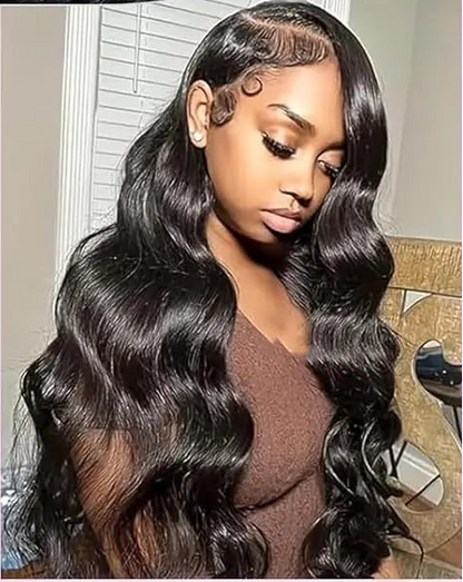 Body Wave Wig HD Lace 13x6 – 1B Natural – Velvet Current