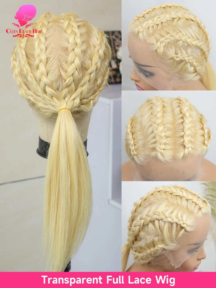 13x6 360 Lace Wig Human Hair Pre Plucked 613 Blonde Colored Lace Front Wigs Bone Straight Ponytail Human Hair Lace Frontal Wig XINXIYA WIG US Store Store ID 1103576649