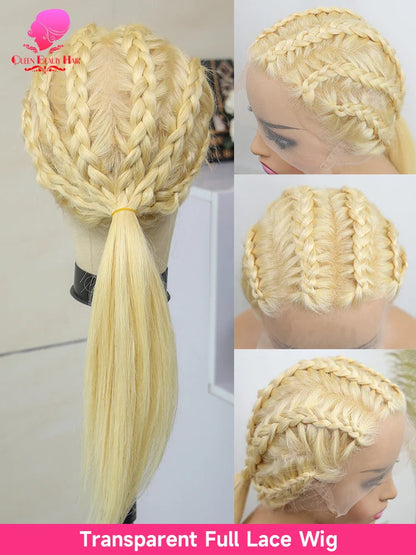 13x6 360 Lace Wig Human Hair Pre Plucked 613 Blonde Colored Lace Front Wigs Bone Straight Ponytail Human Hair Lace Frontal Wig XINXIYA WIG US Store Store ID 1103576649