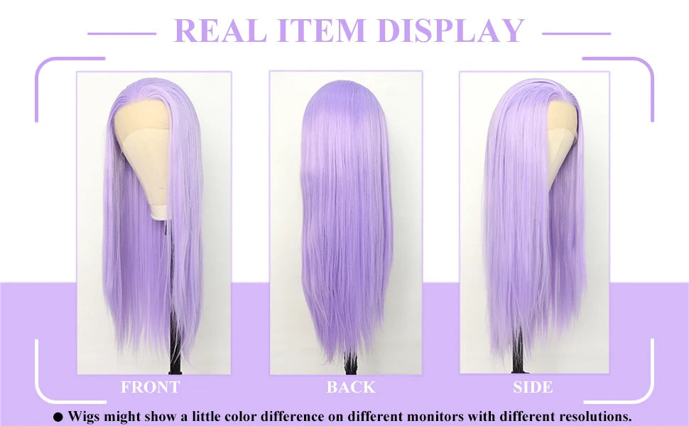 Purple Vietnamese Human Hair Wig 13X6 HD Transparent Lace Front Pre Plucked 180% 250% Density Straight 28 32 Inch Wigs For Women XINXIYA WIG US Store Store ID 1103576649