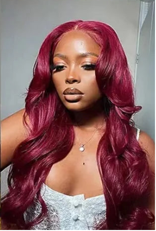 Wig Body Wave Lace 13x6 – 99J Burgundy – Glow Wine Super Wigs US Store ID 1104270951