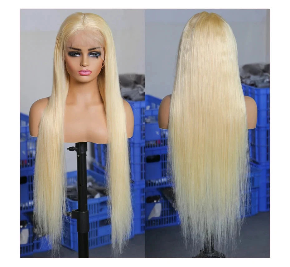 Hd Transparent 613 Blonde 13x4 13x6 360 Lace Front Human Hair Wig Pre Plucked Bone Straight Lace Frontal Wig 200 250 300 Density Diva Me Official Store 5007137