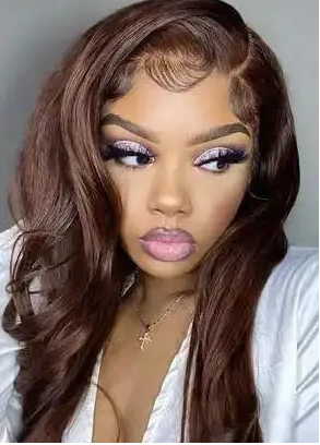 Body Wave Chocolate Brown Lace Front Wig 13x4 Lace Front Wigs 13x6 Transparent Hd Lace Frontal Wig Human Hair 100% Color #4 Wigs HairStar Wigs