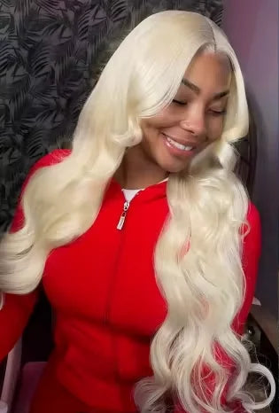 613 Blonde Body Wave Human Hair 18 42 Inches 13x6 HD Transparent Lace Front Wigs 200 Density Brazilian Human Hair For Women HairStar Wigs