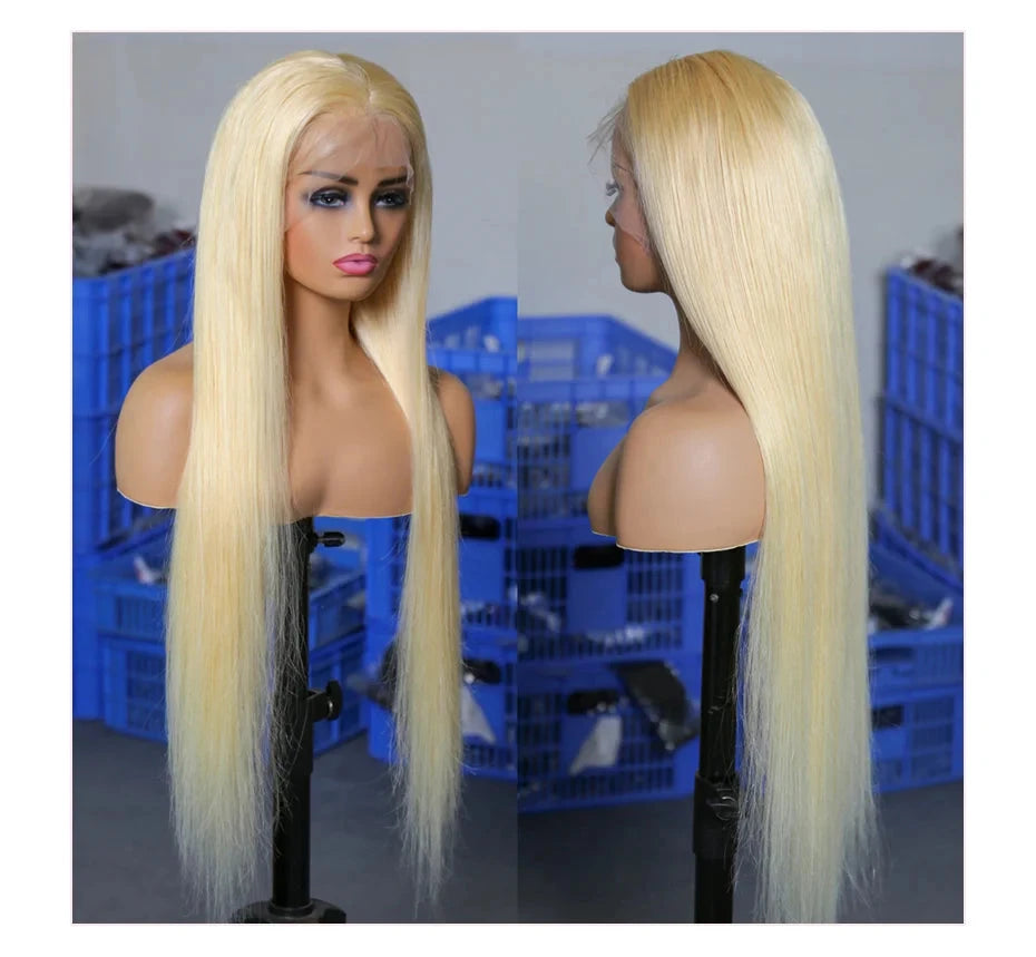 Hd Transparent 613 Blonde 13x4 13x6 360 Lace Front Human Hair Wig Pre Plucked Bone Straight Lace Frontal Wig 200 250 300 Density Diva Me Official Store 5007137