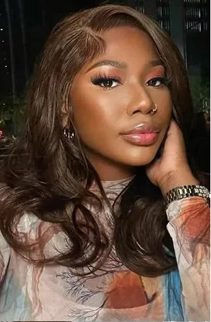 Body Wave Chocolate Brown Lace Front Wig 13x4 Lace Front Wigs 13x6 Transparent Hd Lace Frontal Wig Human Hair 100% Color #4 Wigs Lafino Wig US Store ID 1105207236