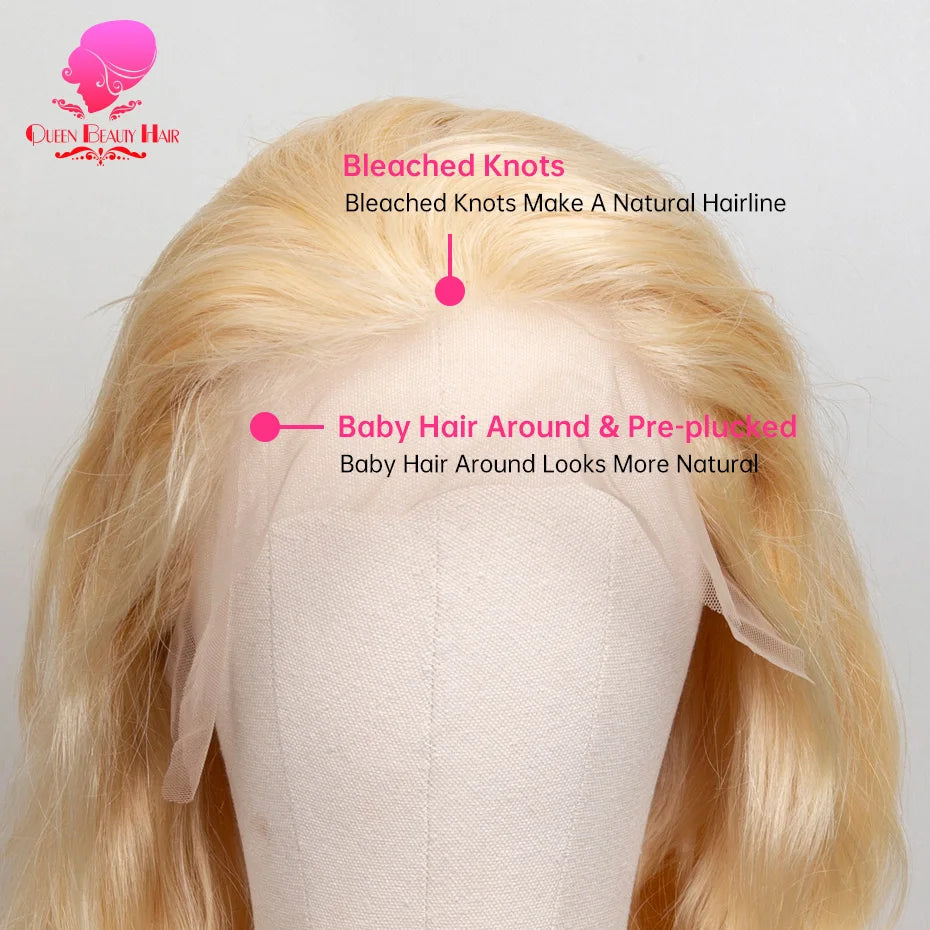 13x6 360 Lace Wig Human Hair Pre Plucked 613 Blonde Colored Lace Front Wigs Bone Straight Ponytail Human Hair Lace Frontal Wig XINXIYA WIG US Store Store ID 1103576649