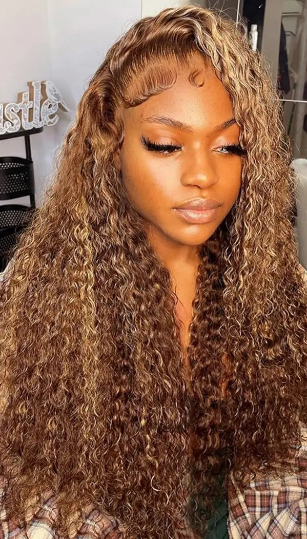 Shop Now the Honey Luxe Wig with HD lace 13x4/13x6 frontal and sculpted body wave texture. Available in 180%–200% density. Fast Shipping