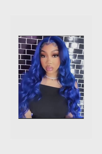 Wig Body Wave HD Lace 13x6 – Dark Blue – Deep Sea Theory